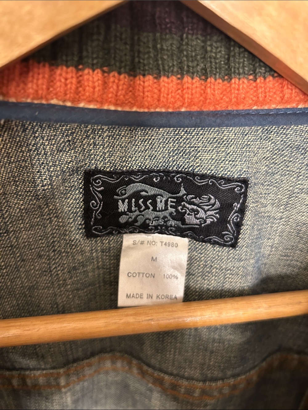 MISS Me Denim Jacket Size M - Picture 9 of 9